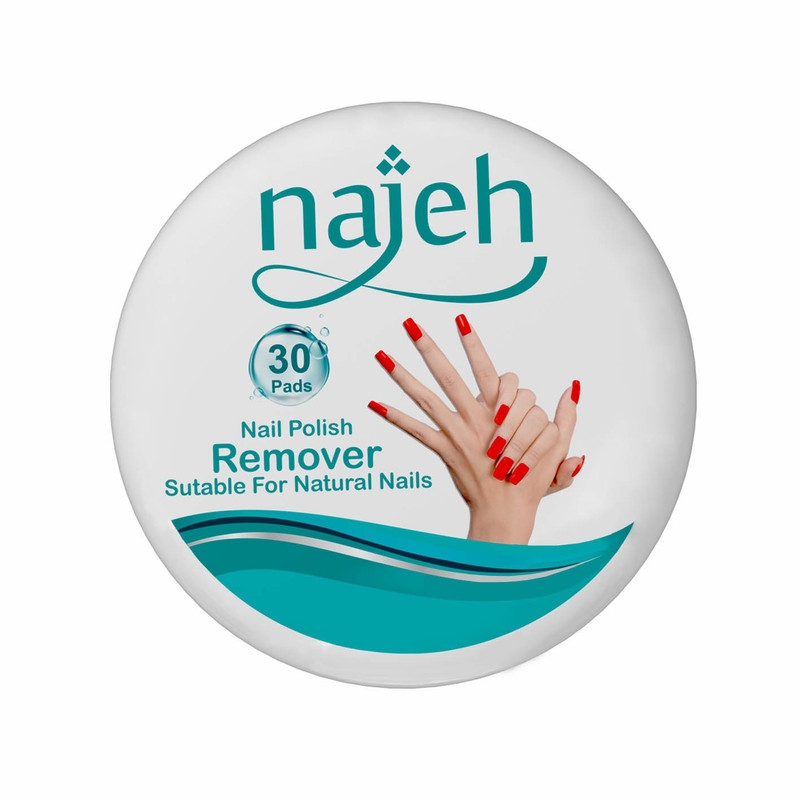قیمت و خرید پد لاک پاک کن ناژه مدل 001 بسته 30 عددی