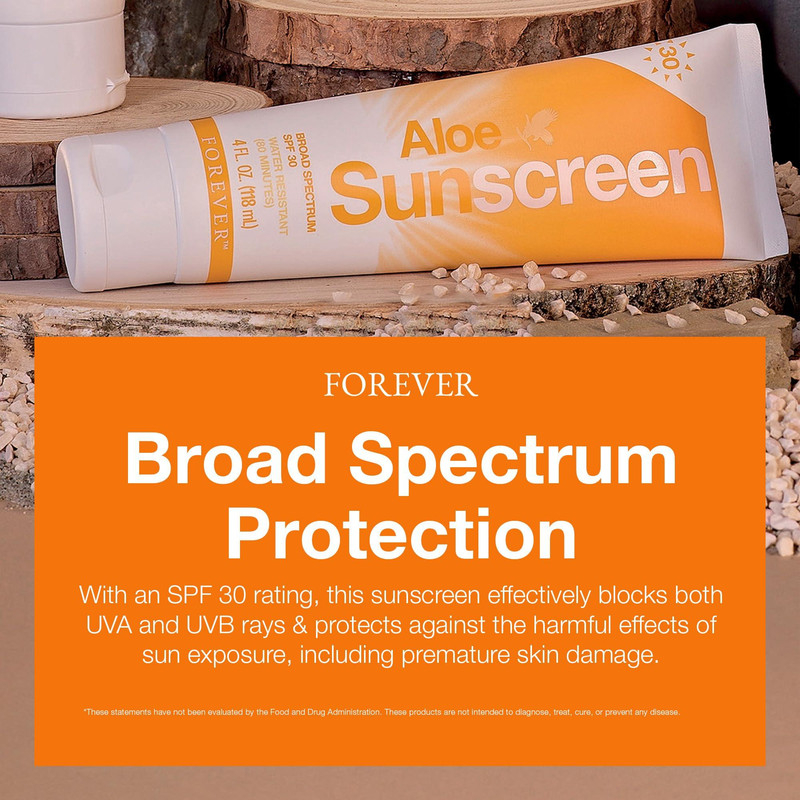 قیمت و خرید کرم ضد آفتاب بی‌رنگ فوراور لیوینگ پروداکتس، SPF 30، مدل 01