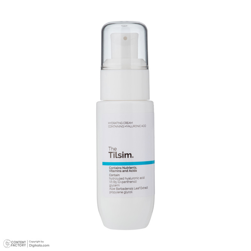 قیمت و خرید کرم آبرسان تیلسیم مدل هیالورونیک اسید مناسب برای پوست‌های خشک و خیلی خشک حجم 50 میلی‌لیتر