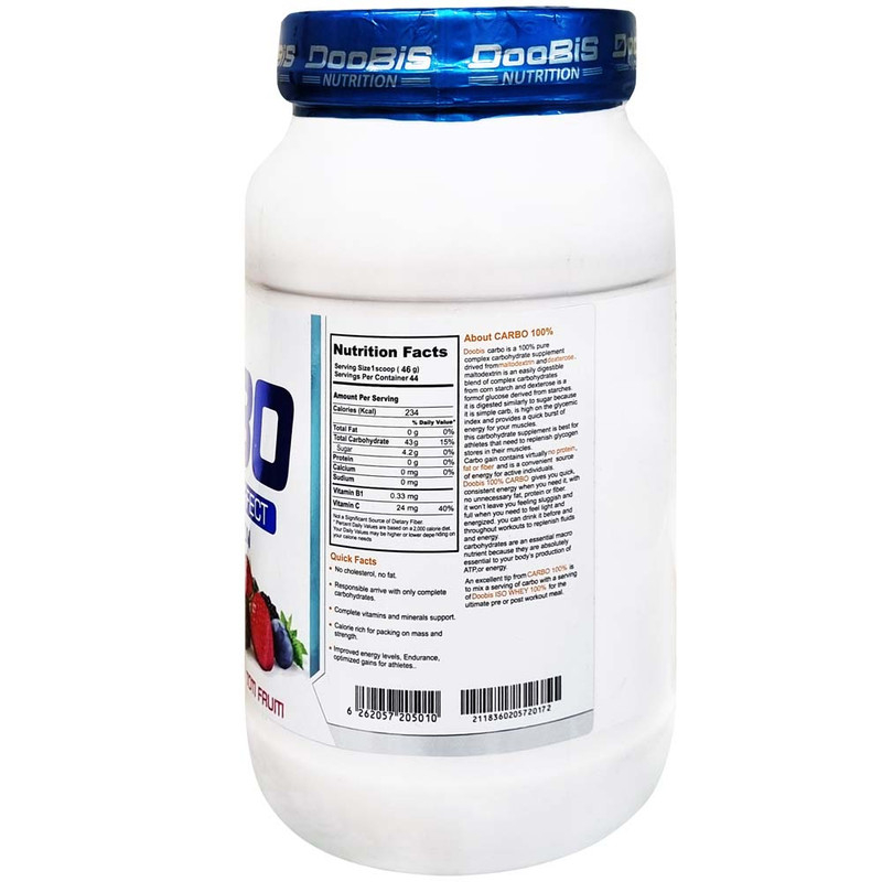 قیمت و خرید پودر کربو با طعم توتی فروتی دوبیس - 2000 گرم
