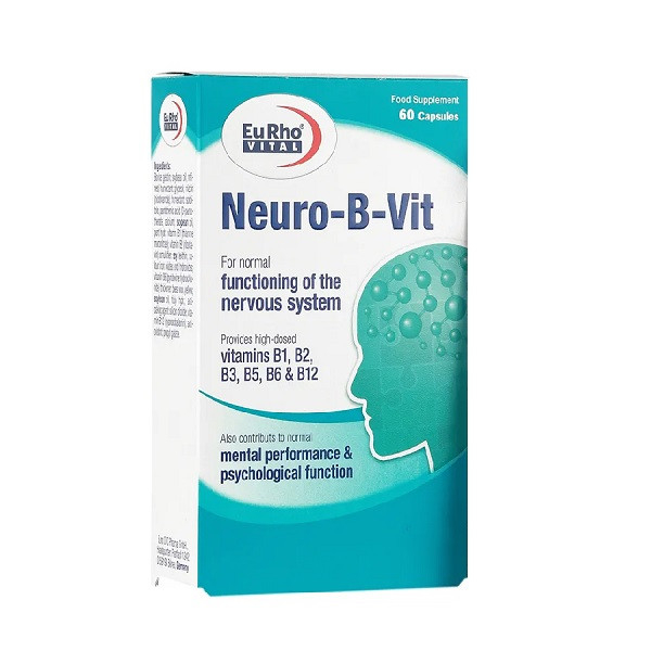 قیمت و خرید کپسول نورو بی ویت یوروویتال بسته 60 عددی