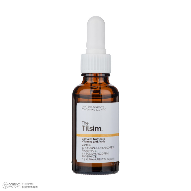 قیمت و خرید سرم روشن کننده پوست تیلسیم مدل ویتامین سی 10 درصد مناسب برای انواع پوست حجم 30 میلی‌لیتر