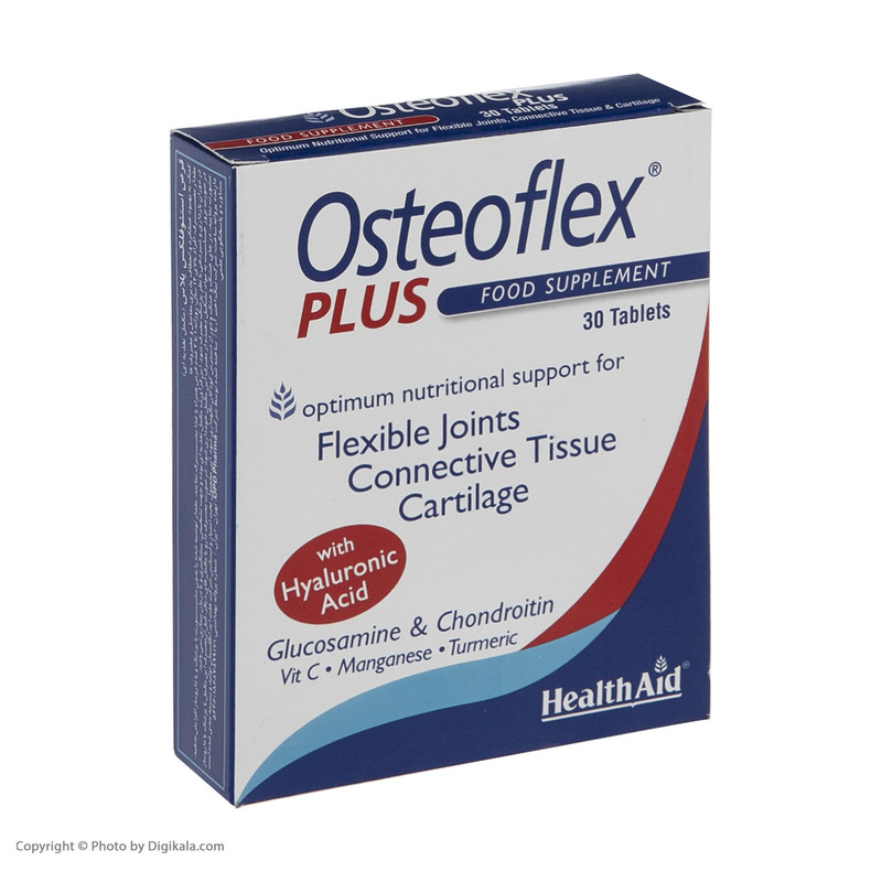 قیمت و خرید قرص استئوفلکس پلاس هلث اید بسته 30 عددی